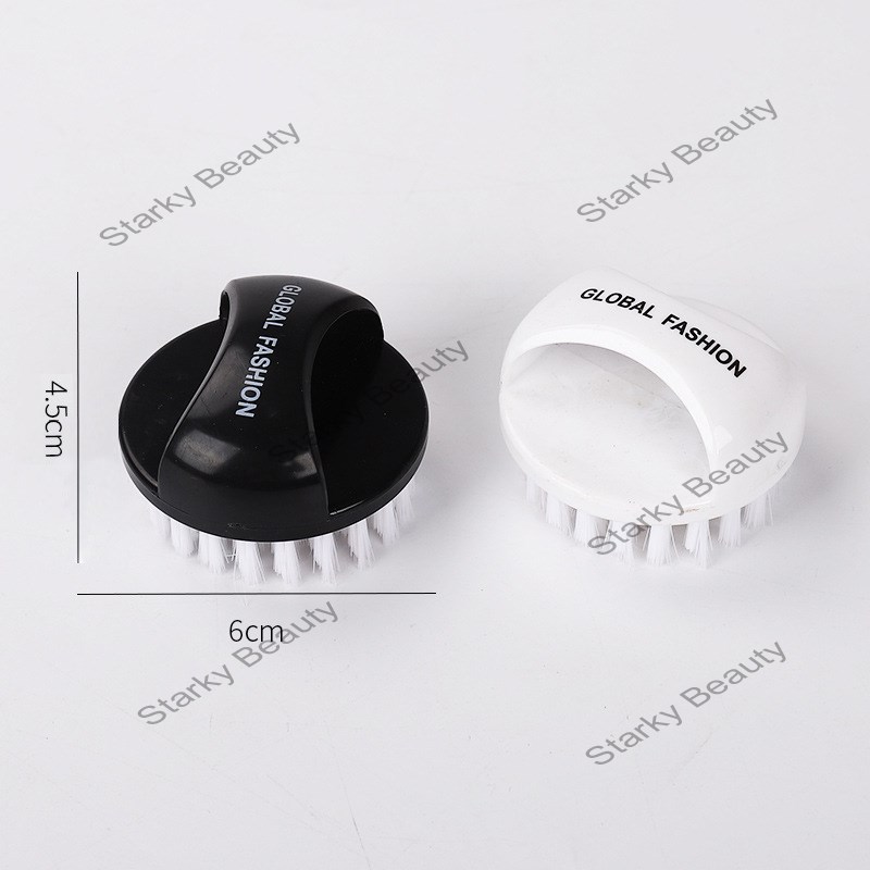 Circular Brush Nail Brush with Handle Circular Brush Nail Dust Cleaning Brush Nail Products