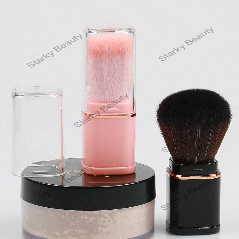 Single head Portable Telescopic Makeup Brush powder blusher Honey Brush Powder Nail Brush