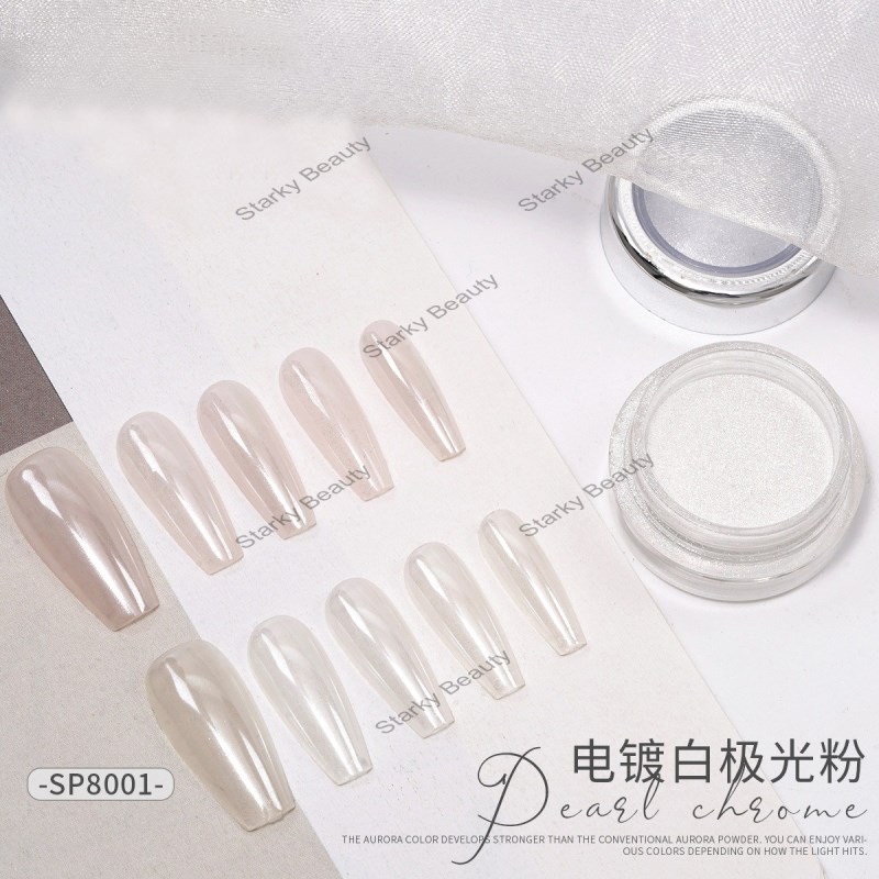 Plating White Polar Powder Plating Diamond White Super Bright Moonlight Powder