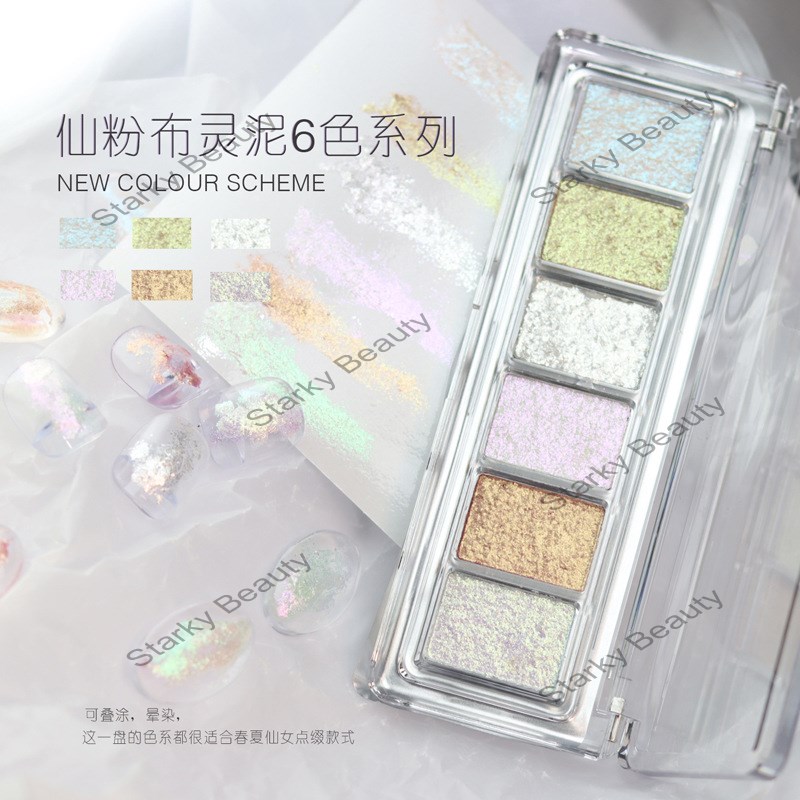 Spring/Summer New Burlingni  Powder Mud Texture Solid Cloud Brocade Powder