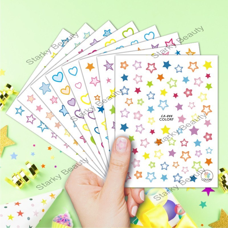 CA Simulation Colorful Star Gradient Little Star Love Children