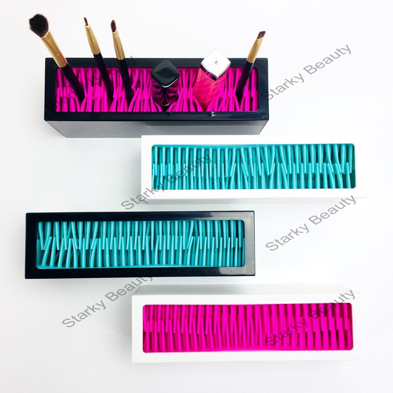 manicure tool Silicone makeup brush storage box makeup storage pen holder