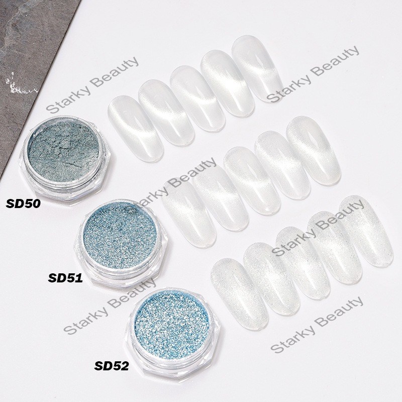 2024 Mirror Magnetic White Cat Eye Powder Moonlight High Density Magnetic Powder