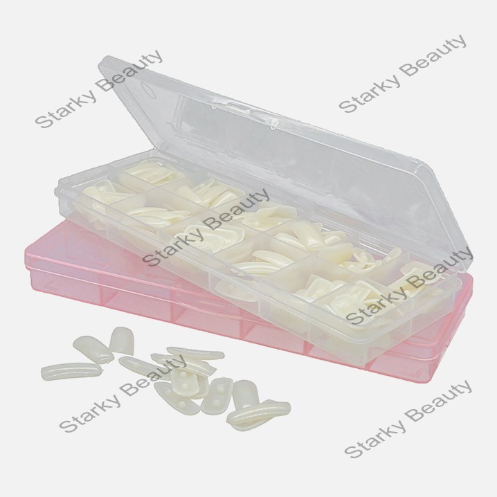 12-compartment nail box Nail art storage box with compartment