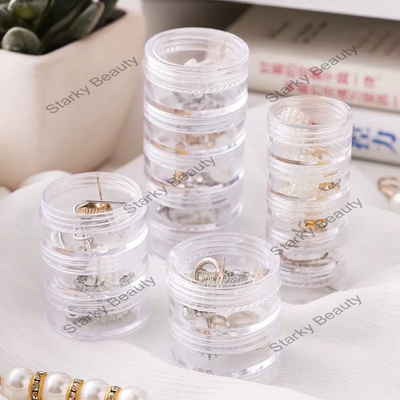 Nail jewelry box jewelry storage bottle nail art empty bottle diamond box storage box