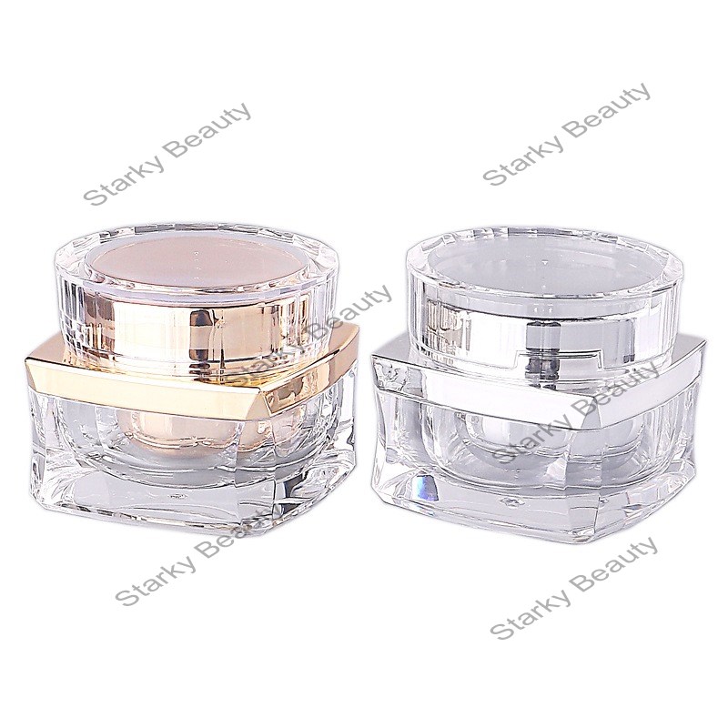 Cream bottle, eye cream bottle, high-end acrylic cosmetic packaging bottle, 5g, 10g, 15g, 30g, 50g