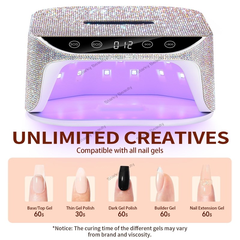 New nail art diamond high-power quick drying nail gel nail lamp phototherapy machine