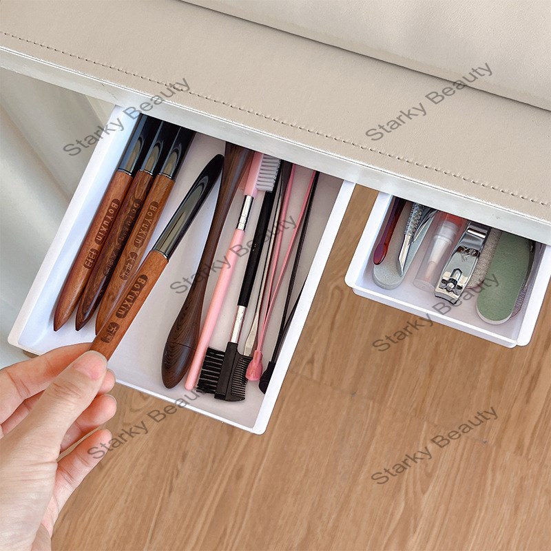 Hidden storage box for nail art tools