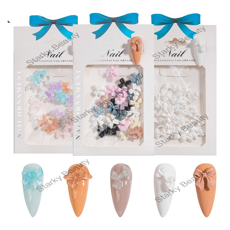 Butterfly Knot Color Petal Set Nail Accessories Wholesale