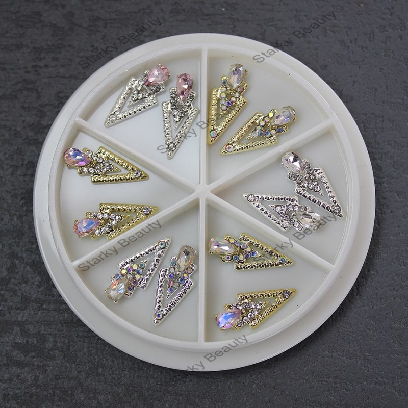 Alloy Bead Diamond Nail Jewelry