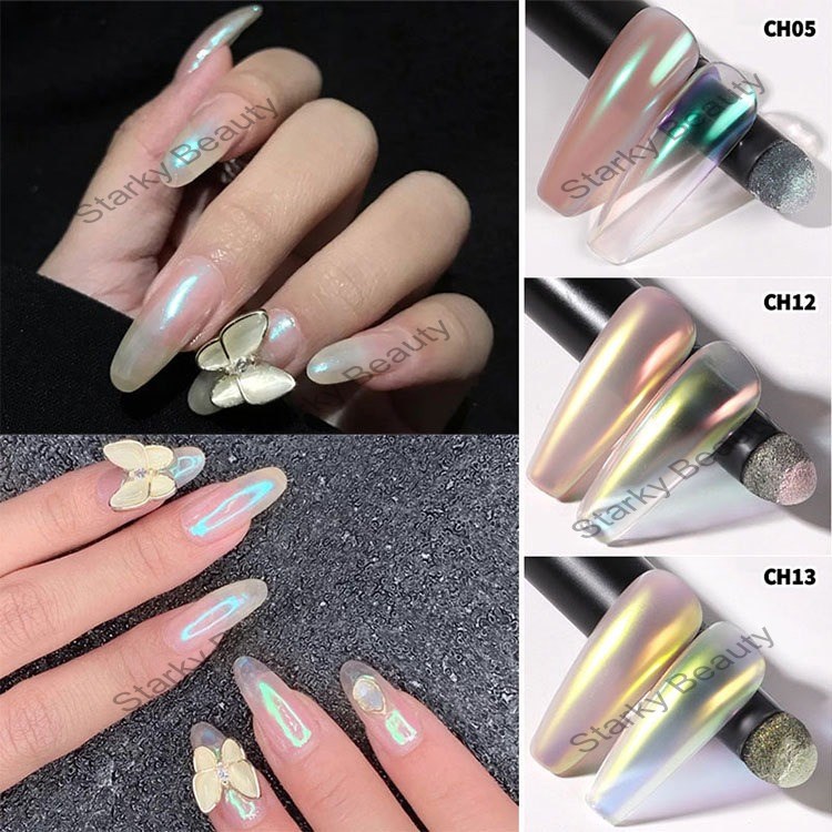 Manicure Aurora Air Cushion Magic Pen Solid Aurora Magic Mirror Powder Pen