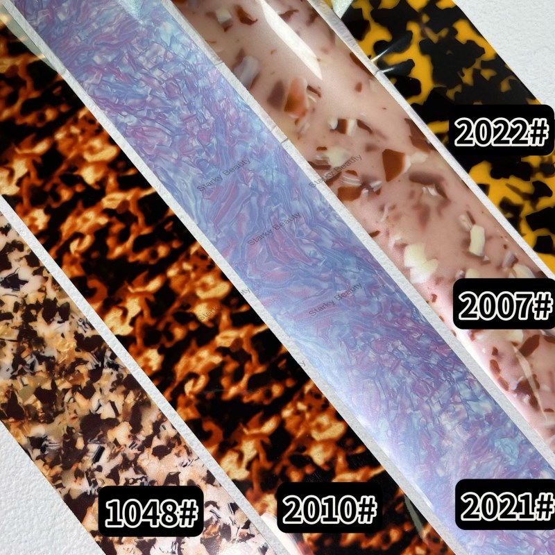 2024 Starry Sky Paper Autumn/Winter Amber Transfer Paper Serpentine Pattern Set Starry Sky Stickers