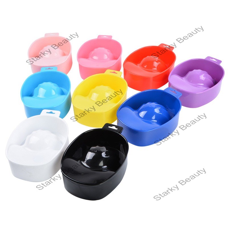 Nail tool dead skin cleaning and care bowl, nail  hand soften bowl, thin PP hand bowl