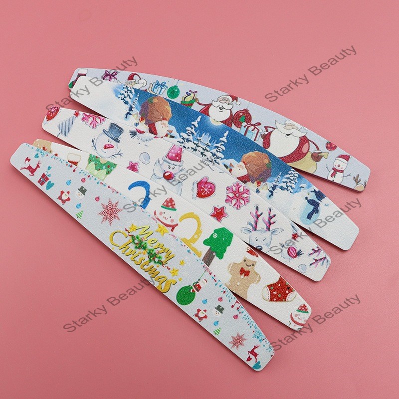 Exquisite Pattern High Quality Polishing Strip Christmas Halloween Series Nail File