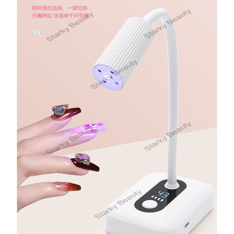 nail art lotus lamp quick drying nail art lamp desktop rechargeable nail sticker baking lamp