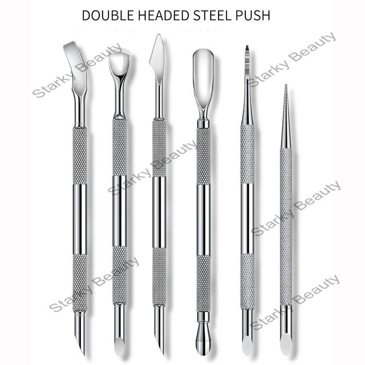 Russian Double Headed Horseshoe Steel Pushing and Dead skin fork pre-processing nail push