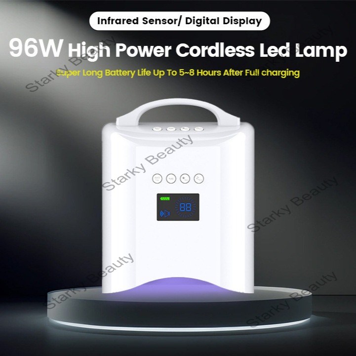 96W Nail Baking Gel Phototherapy Machine Intelligent Quick Drying Nail Lamp Drying Machine
