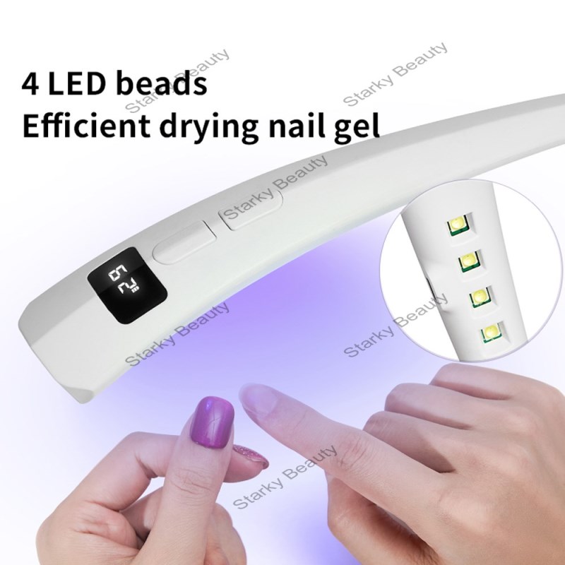 Super Hand Lamp 8W Quick Drying Gel Nail Lamp handheld nail baking lamp