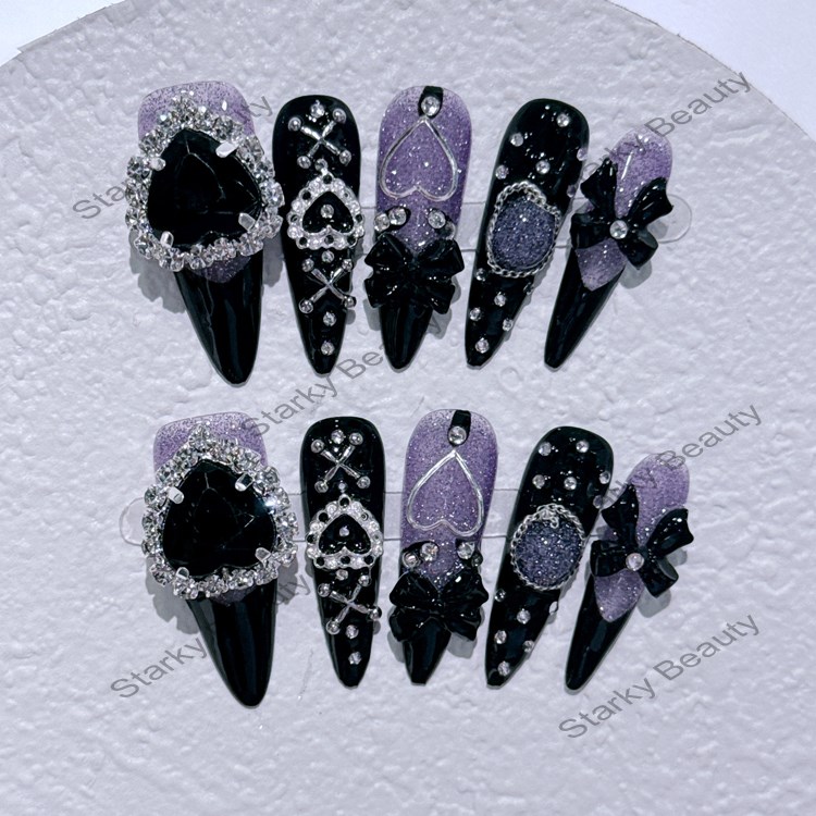 Handmade wearable nail patch finished nail art