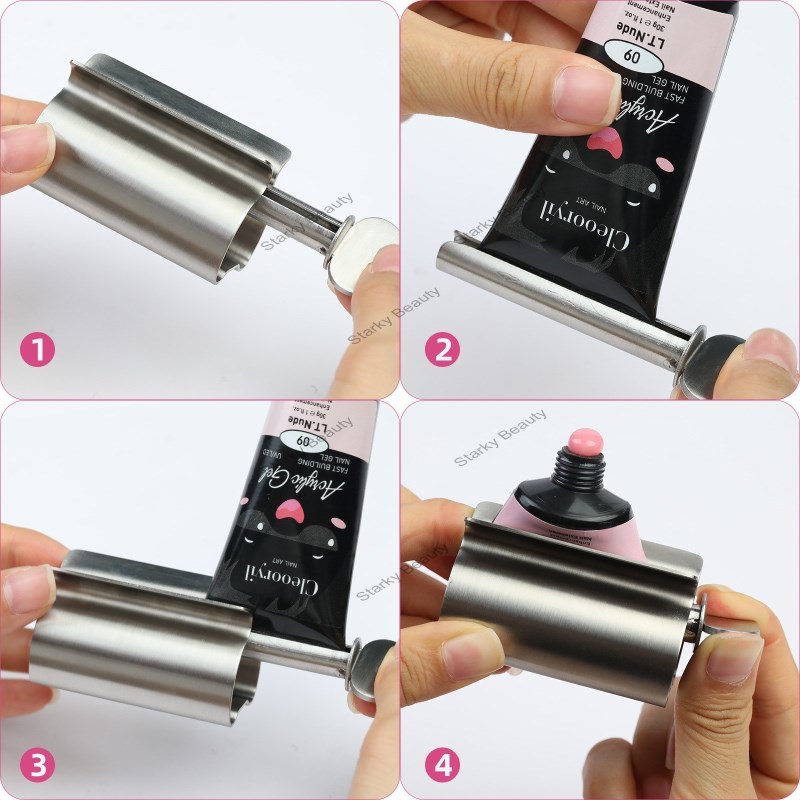Stainless Steel Extension Glue Squeezing Machine Toothpaste Squeezing