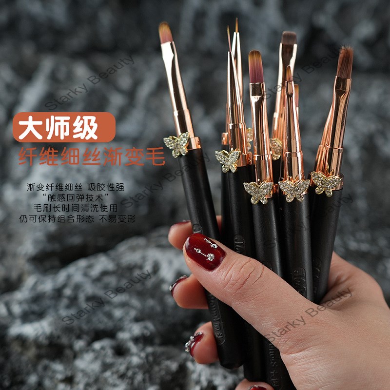 New nail gel brush, nail specific brush, flower painting, line drawing pen, functional brush