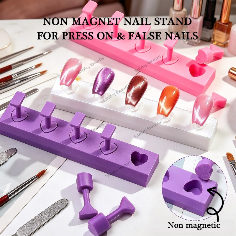 Nail Non Magnetic Nail Stand Practice Stand Wearing Armor Photography Display Tool