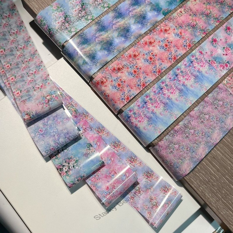 Nail Art New Painting Transfer Paper Flower Grid Spring/Summer Transfer Paper