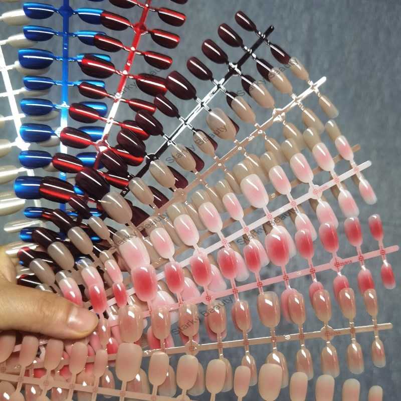 Export Wearing Armor Short, Daily Oval Nail Patch Finished, Handmade Nail Patch Factory Wholesale
