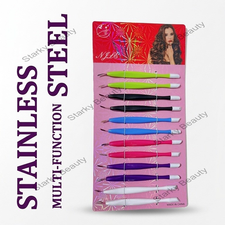 Nail Tool Dead Skin Fork Set for Exfoliating Dead Skin Stainless Steel Dead Skin Push