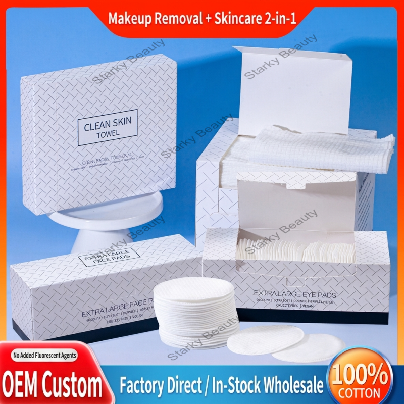 Plant Fiber Disposable Facial Towels Makeup Remover Wet Dry Wipes Disposable Facial Towels