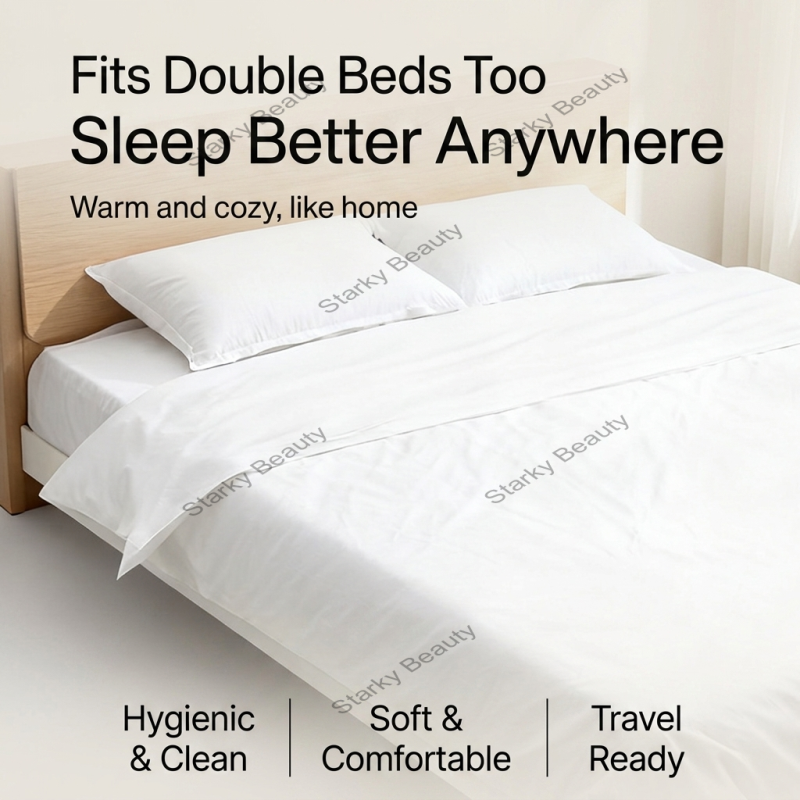 Disposable Bedsheet 4pcs Set Travel Insulation Bedcover Pillowcase Hotel Supplies Set