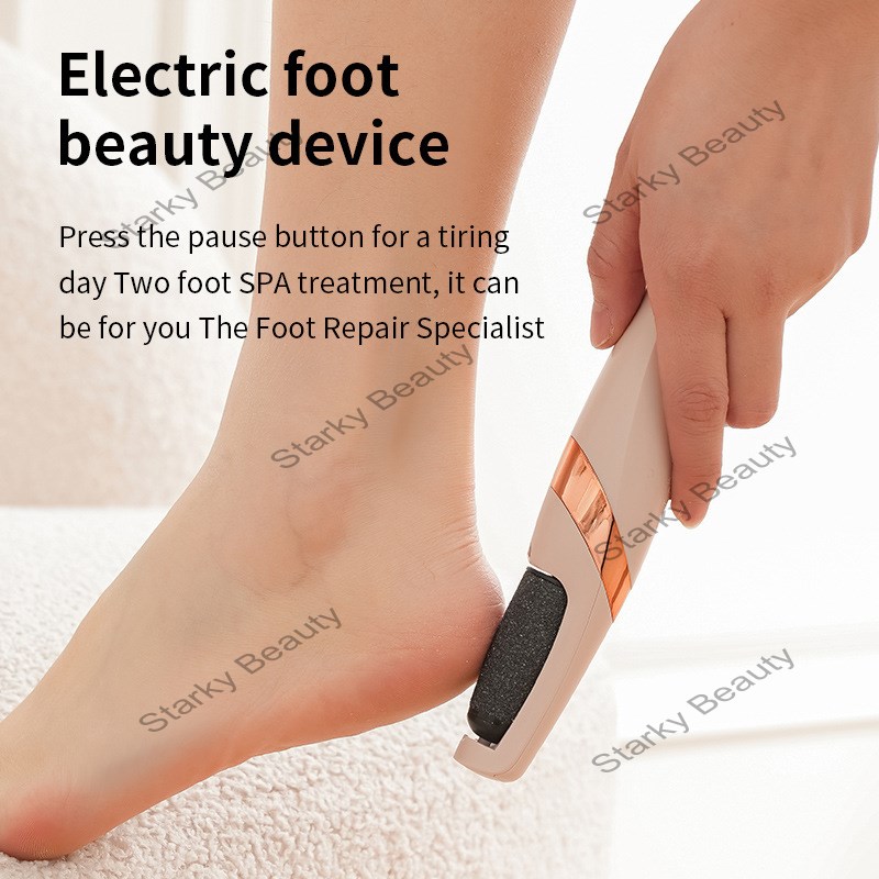 New Electric Foot Grinder for Dead Skin and Callus Removal, Pedicure Tool for Exfoliation, Household