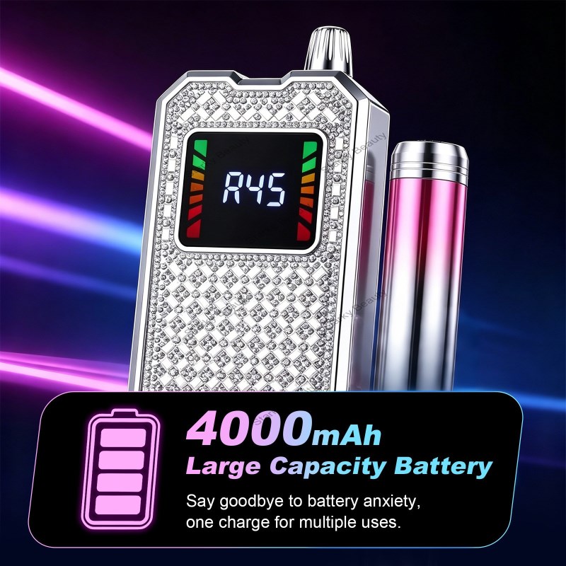 Rhinestone-embedded nail art tool, silent high-speed No heating nail art grinding machine