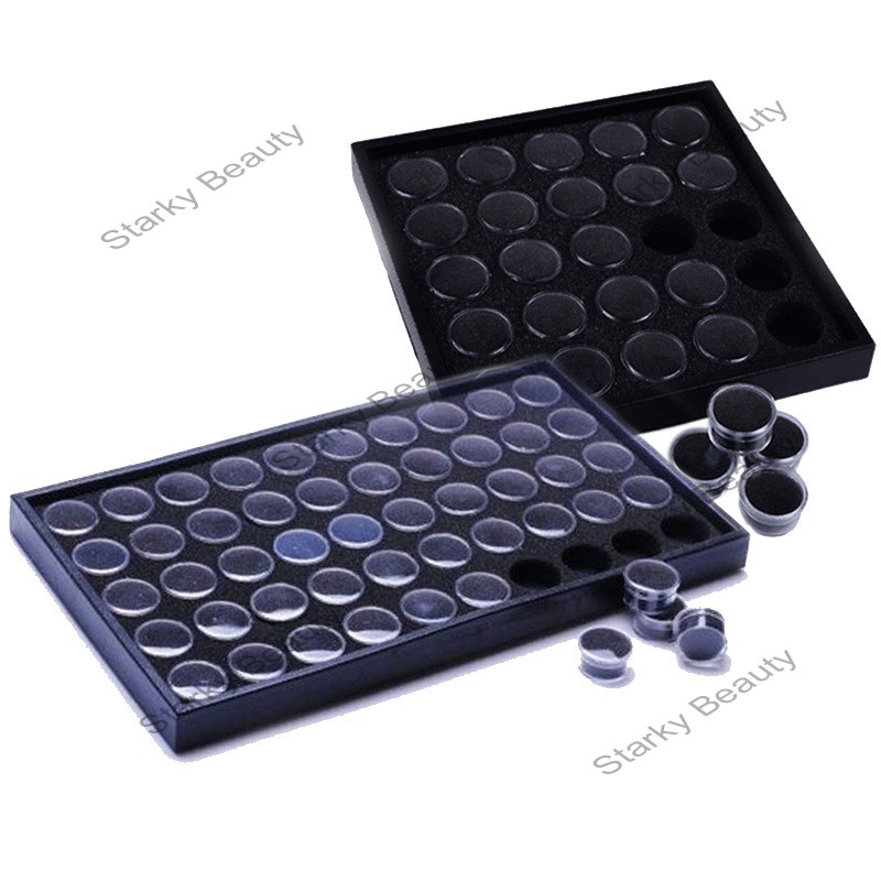 Empty nail art Charm Case 50/25 grids