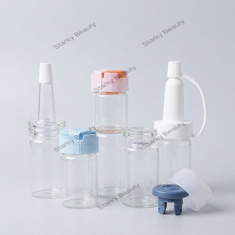 Transparent penicillin bottle 3ml5ml6ml7ml10ml essential oil distribution bottle