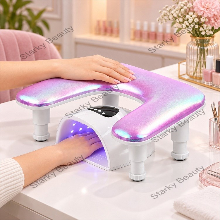 Lifting PU Nail Pillow Comfortable Manicure Nail Hand Rest Pillow Cushion for Nail Salon