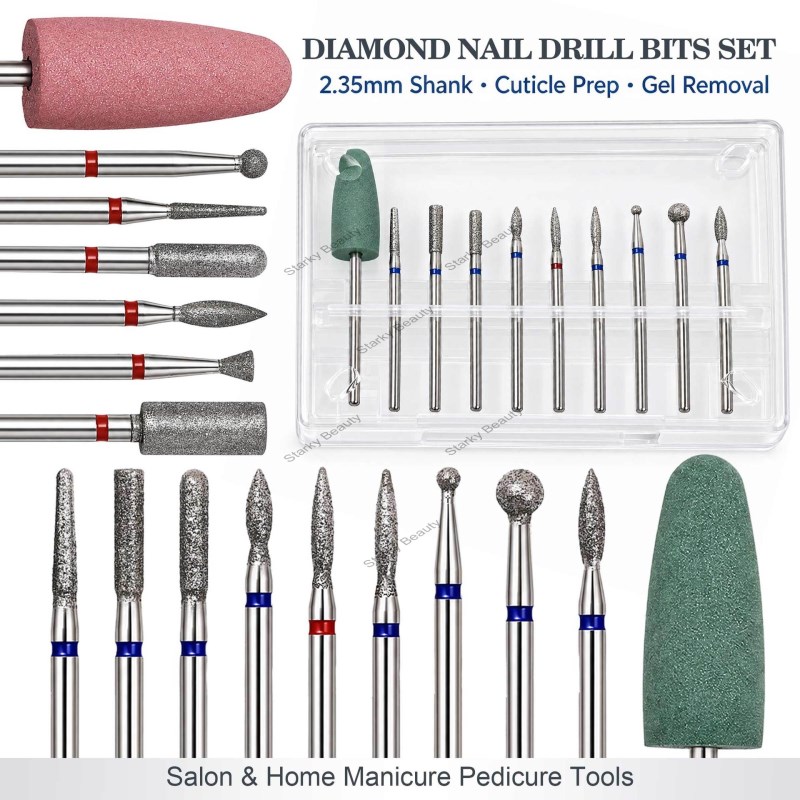 2026 Russian style front nail polish grinding head, 6-pack set