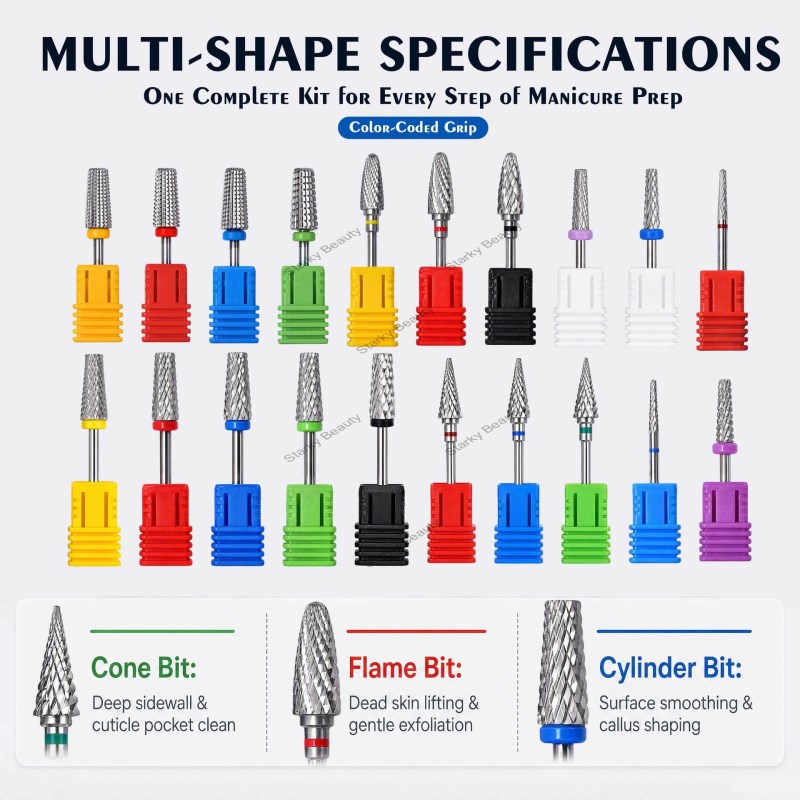 Nail Iron Polishing Head Quick nail removal, engraving, and grinding pre-processing, removing dead