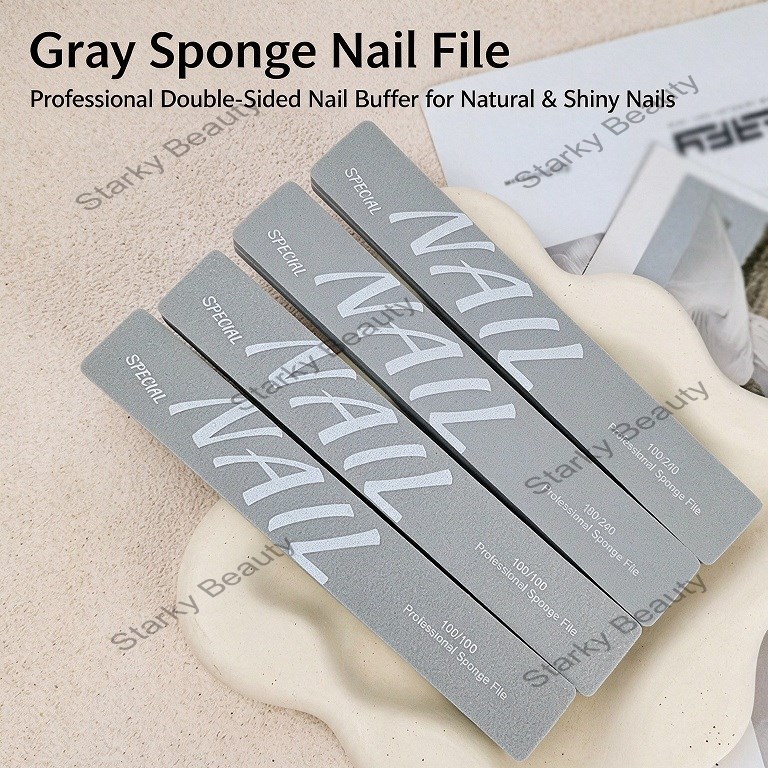 nail file high elasticity double-sided washable EVA sponge sand strip