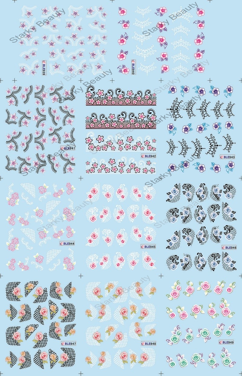 water nail sticker