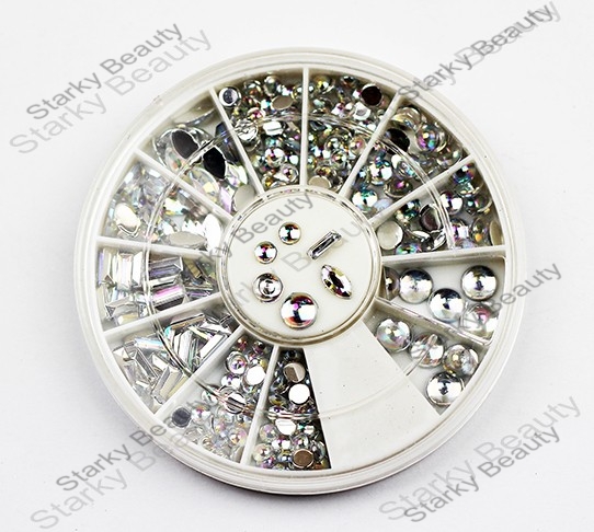 Mixed AB color Nail Rhinestone