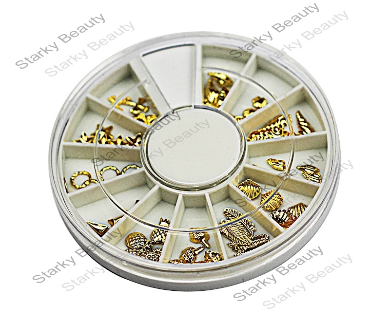 Japanese nail supplies 3d nail art metallic  flakes for nail salon