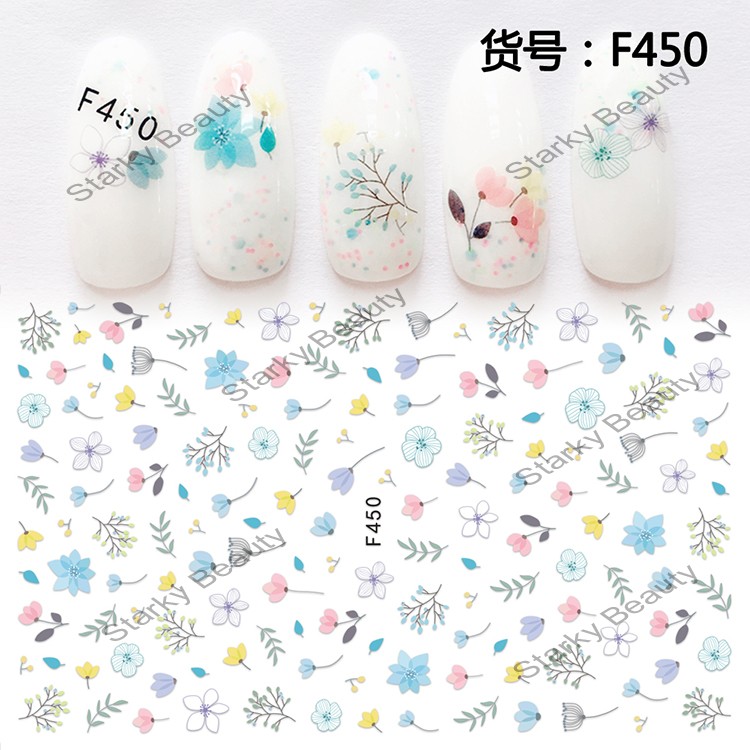 3D self-adhesive really fashion nail art sticker