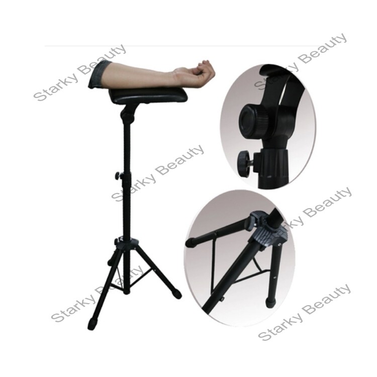 Tattoo Arm Rest Stand Black Color for Keeping Posture