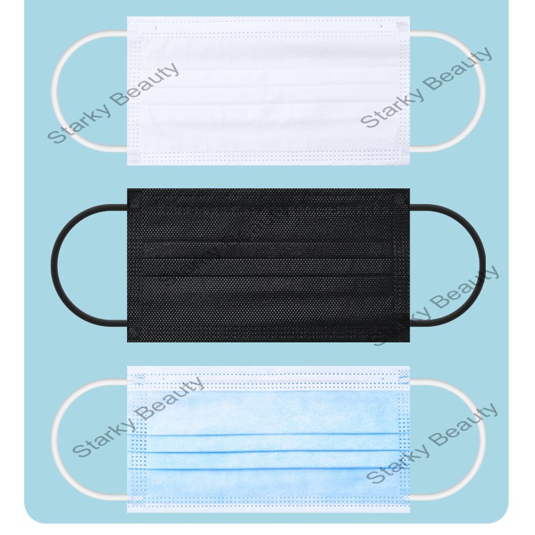 3ply protective disposable anti dust face mask earloop