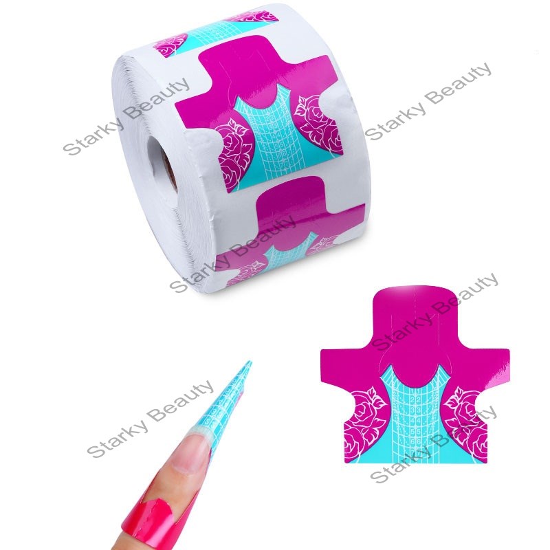 Nail art supplies wholesale nail form paper