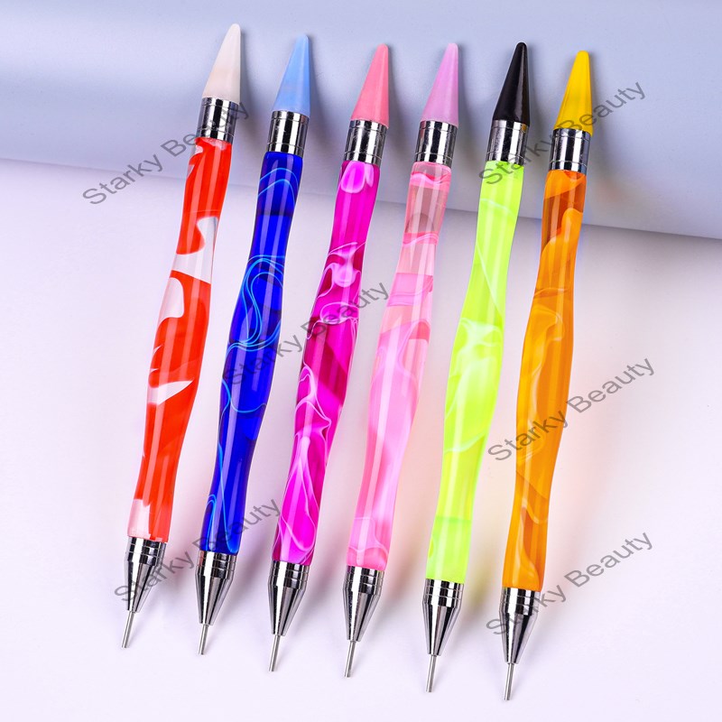 Wax Nail Tools Double-head Point Drill Pen Nail Art Tool