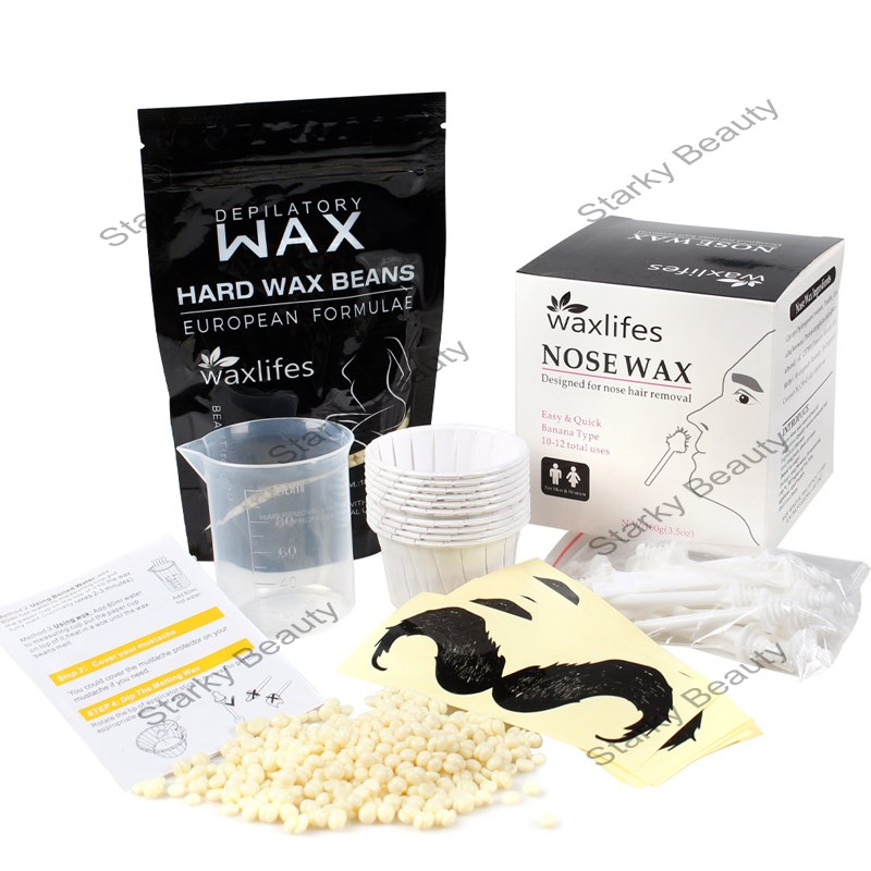 Nose hair wax set portable hair removal wax bean melting wax set Nose kit wax