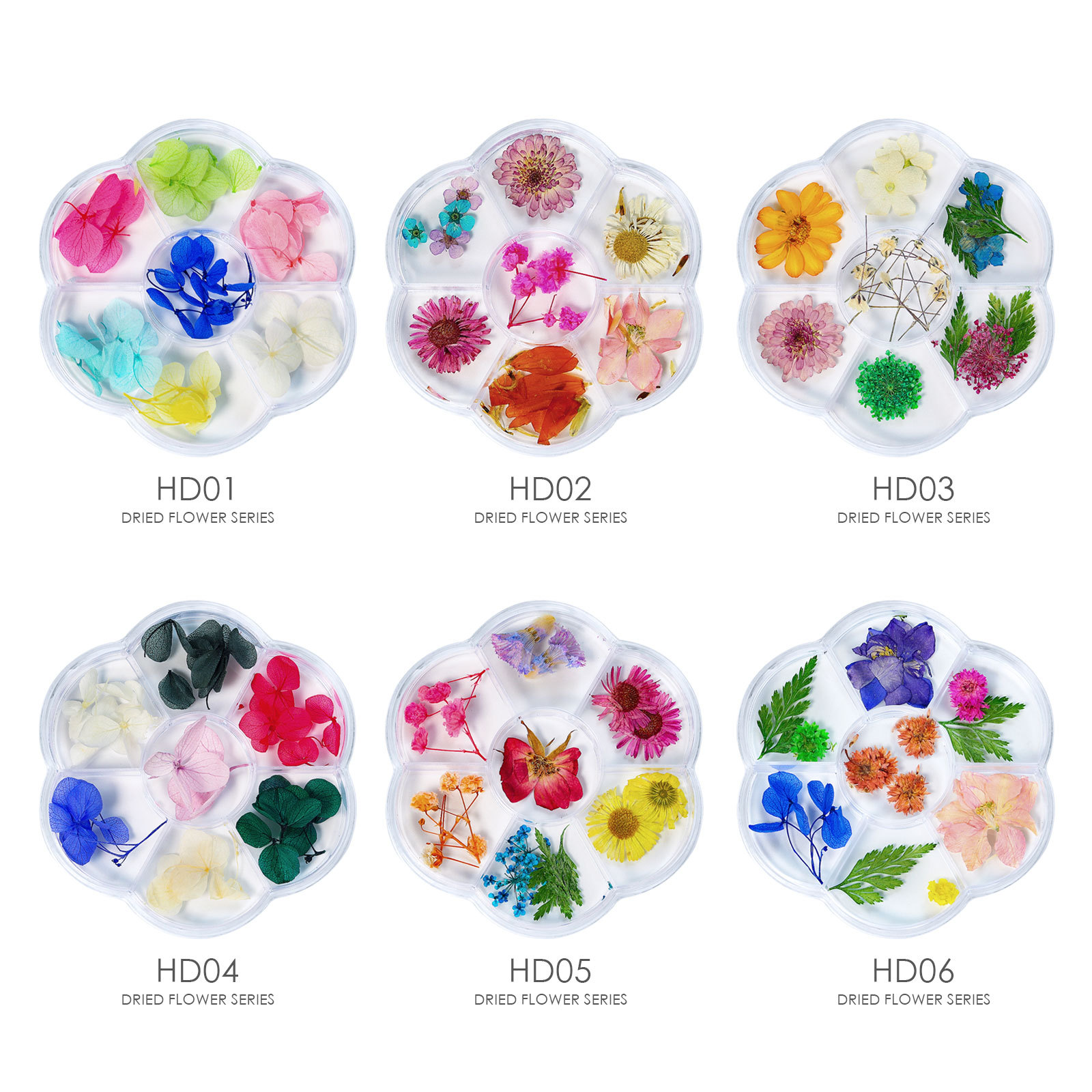 nail art dried flower 3d nail art immortal flower embossing nail art accessories