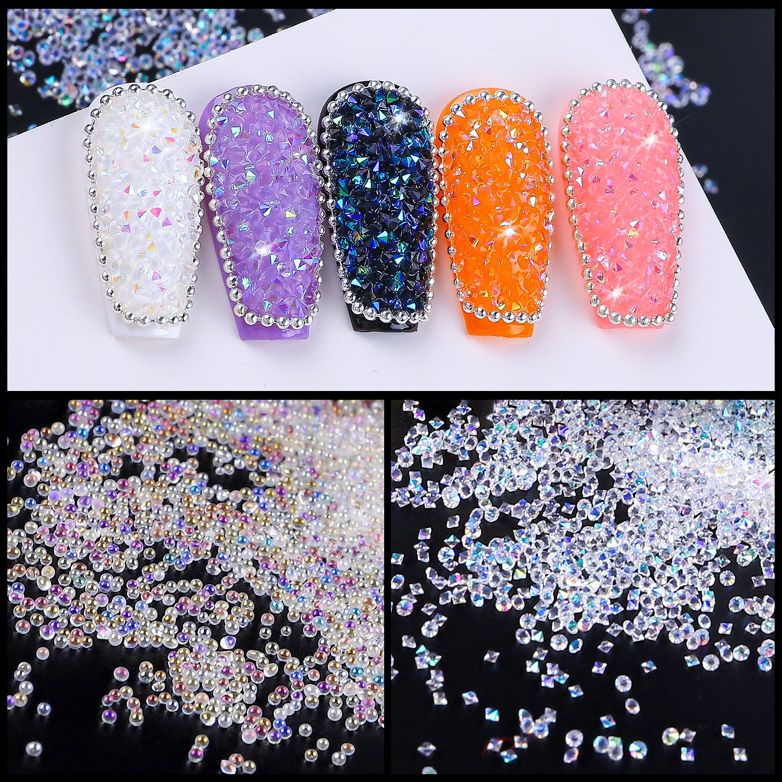 nail art jewelry fairy beads